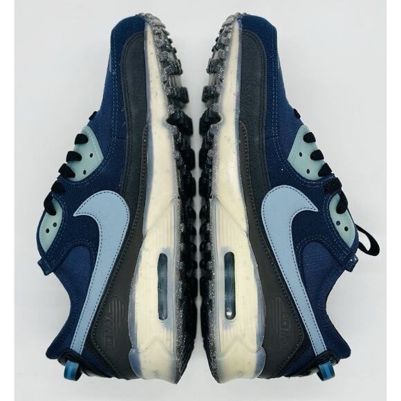 NEW Nike Air Max Terrascape 90 Midnight Navy Noise Aqua DV7413-400 Men's Sz 7.5 - Picture 6 of 7